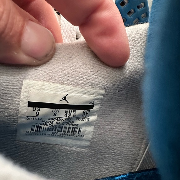 Jordan 4 Retro Military Blue (2012) Size 9 - Picture 10 of 10